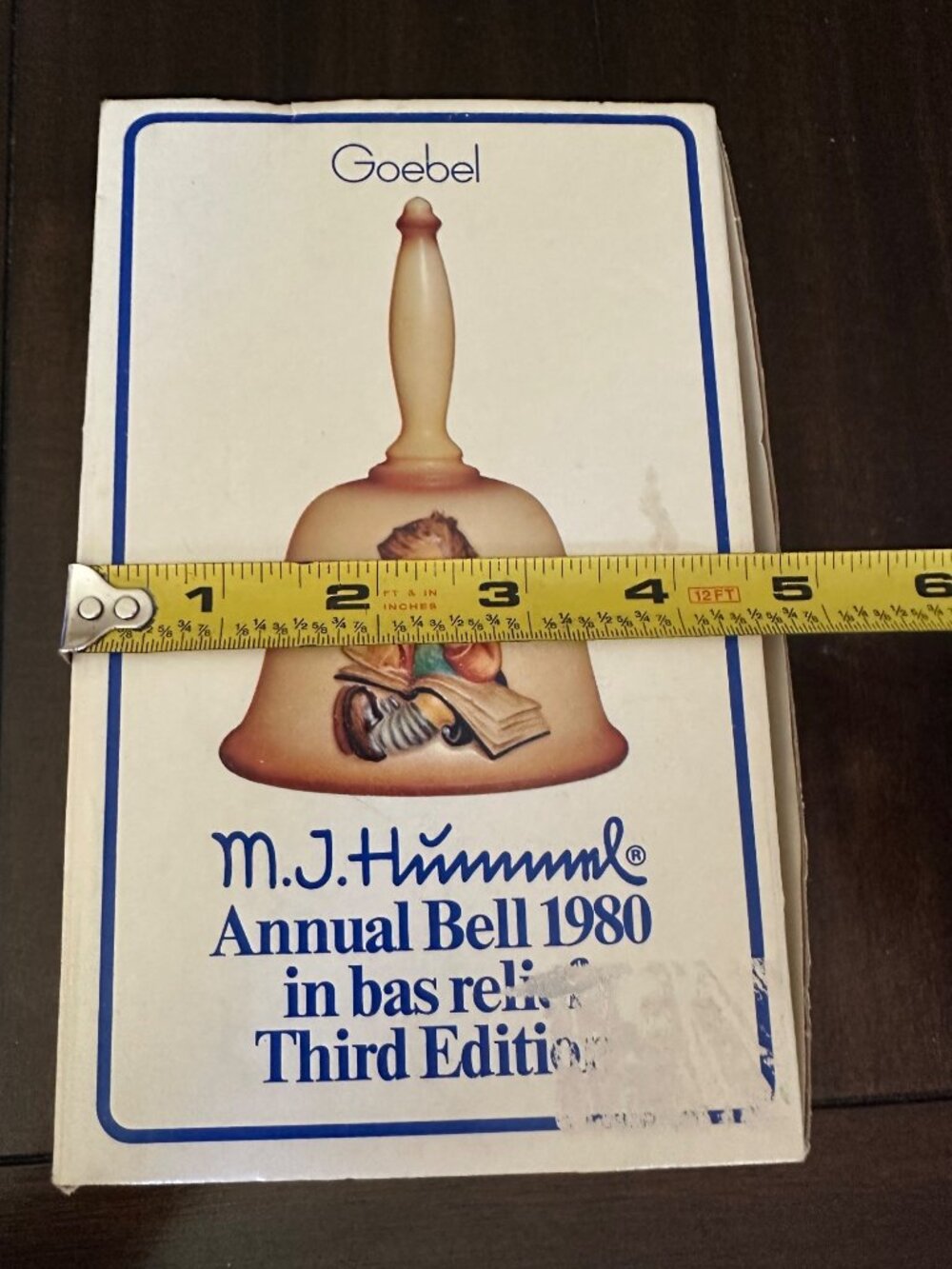 Vintage M.J. Hummel Annual Bell 1980 Third Edition By Goebel In Bas Relief - Picture 16 of 16
